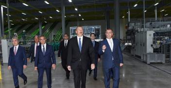 Ilham Aliyev attended inauguration of Logistics Center of Shamkir Agropark