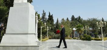 Ilham Aliyev arrived in Jalilabad district for visit