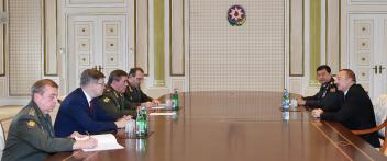 Ilham Aliyev received delegation led by Chief of General Staff of Russian Armed Forces