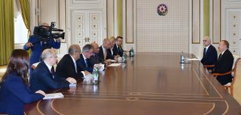 Ilham Aliyev received delegation led by EBRD President