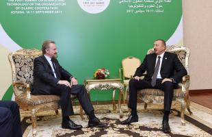 Ilham Aliyev met with Chairman of Presidency of Bosnia and Herzegovina Bakir Izetbegovic in Astana