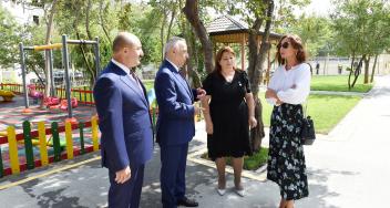 Первый вице-президент Мехрибан Алиева ознакомилась с условиями, созданными в яслях-детском саду «Гаранфиль» после реконструкции