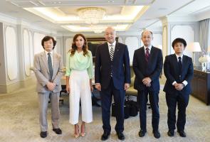 First Vice President Mehriban Aliyeva met with Japan`s Parliamentary Vice-Minister for Foreign Affairs