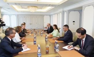 Первый вице-президент Мехрибан Алиева встретилась с делегацией во главе с государственным секретарем при министре по делам Европы и иностранных дел Франции
