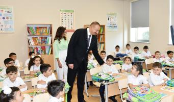 Ilham Aliyev inaugurated new building of school-lyceum No 20 named after Arif Huseynzade in Baku