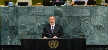 Speech by Ilham Aliyev at the opening of 72nd Session of UN General Assembly