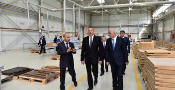 Ilham Aliyev attended opening of Balakhani Industrial Park