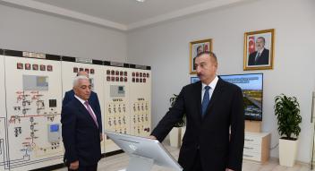 Ilham Aliyev launched Neftchala substation