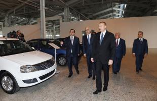 Ilham Aliyev attended opening of Neftchala Industrial Hub