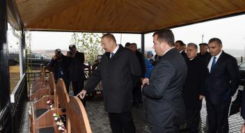 Ilham Aliyev viewed Az-Granata vineyards in Shamakhi