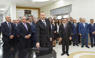 Ilham Aliyev inaugurated water supply project in Gobustan