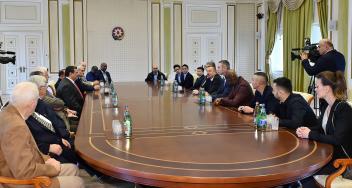 Ilham Aliyev received participants of 55th Convention of World Boxing Council