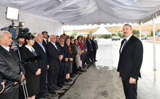 Speech by Ilham Aliyev at the meeting with representatives of the general public in Shamakhi