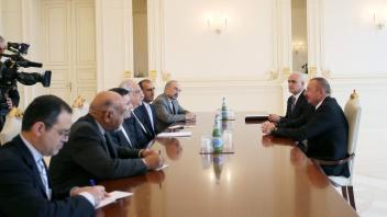 Ilham Aliyev received Iranian minister of economic affairs and finance