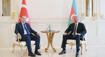 Ilham Aliyev, President Recep Tayyip Erdogan held one-on-one meeting