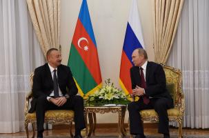 Ilham Aliyev met with Russian President Vladimir Putin