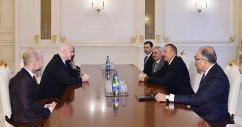 Ilham Aliyev received FIFA president and Secretary General