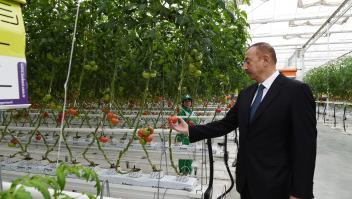 Ilham Aliyev viewed works carried out in "Baku Agropark" in Zira settlement