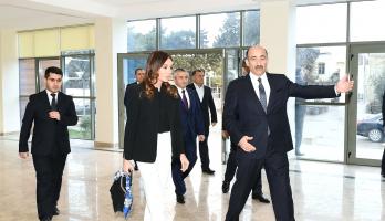 Birinci vitse-prezidenti Mehriban Əliyeva Maştağa Mədəniyyət Mərkəzinin yeni binasının açılış mərasimində iştirak edib