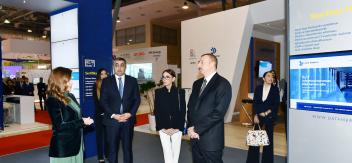 Ilham Aliyev viewed Bakutel-2017 exhibition