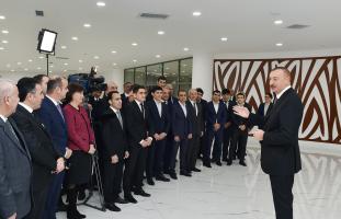 Speech by Ilham Aliyev at  the opening of the Absheron Olympic Sport Complex in the city of Khirdalan.