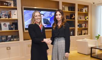 First Vice-President Mehriban Aliyeva met with delegation led by UK Minister of State for Trade and Export Promotion