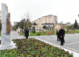 İlham Əliyev Lüdviqşafen parkında əsaslı təmirdən sonra yaradılan şəraitlə tanış olub