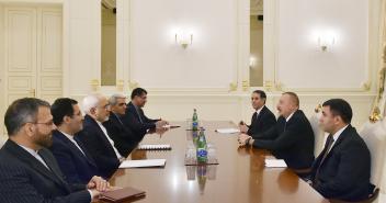 Ilham Aliyev received delegation led by Iranian foreign minister