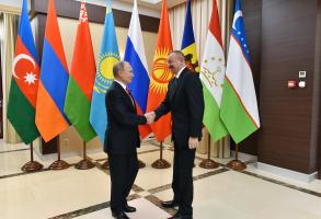 Ilham Aliyev attended informal meeting of the CIS heads of state in Moscow