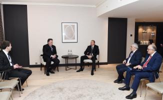 Ilham Aliyev met with vice president of Chevron Corporation