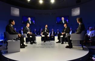 Ilham Aliyev attended "Strategic Outlook: Eurasia" interactive session as part of World Economic Forum