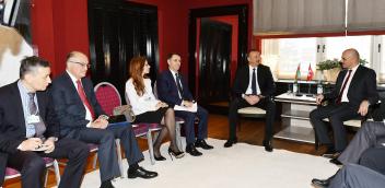 Ilham Aliyev met with Swiss President Alain Berset