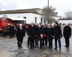 Ilham Aliyev visited fire-hit Republican Drug Rehabilitation Center