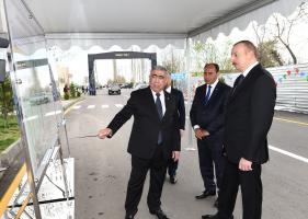 Ilham Aliyev opened newly-reconstructed Yeni Dashkand-Umudalilar highway in Barda