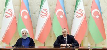 Azerbaijani, Iranian presidents made press statements