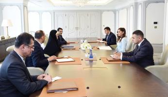 First Vice-President Mehriban Aliyeva met with Iranian Vice-President for Women and Family Affairs