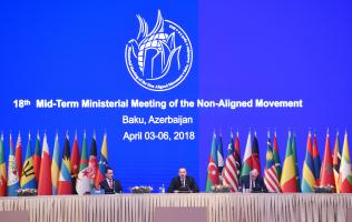 Ilham Aliyev attended the opening ceremony of Mid-Term Ministerial Conference of Non-Aligned Movement held in Baku