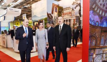 Ilham Aliyev viewed 17th Azerbaijan International Travel and Tourism Fair, AITF 2018