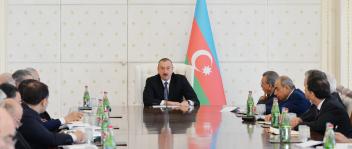 Closing speech by Ilham Aliyev at the Cabinet meeting on results of first quarter of 2018 and future tasks