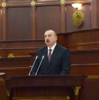 Speech by Ilham Aliyev at the inauguration ceremony