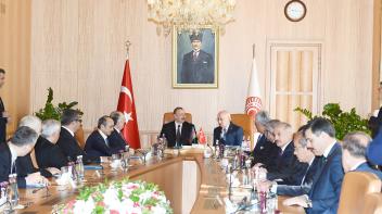 Ilham Aliyev met with chairman of Turkish Grand National Assembly Ismayil Kahraman