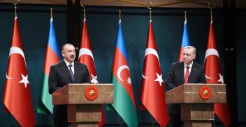 Azerbaijani, Turkish presidents made press statements