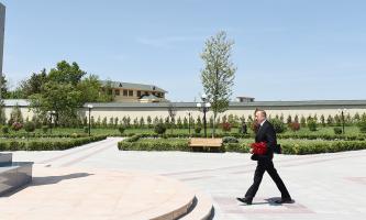 Ilham Aliyev arrived in Khizi district for visit