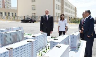 Ilham Aliyev inaugurated Gobu Park residential complex for IDPs in Garadagh district