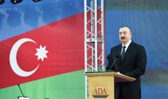 President Ilham Aliyev attended commencement ceremony at ADA University