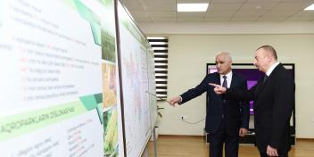 İlham Əliyev Goranboyda “Region Agro” MMC-nin açılışında iştirak edib