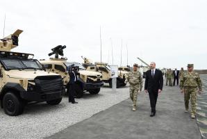 Ilham Aliyev viewed Defense Ministry’s military campus