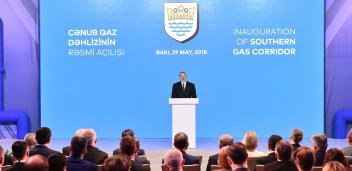 Speech by Ilham Aliyev at the official opening ceremony of Southern Gas Corridor