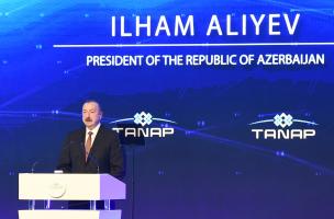 Speech by Ilham Aliyev at the official opening ceremony of TANAP project