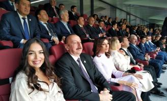 İlham Əliyev Moskvada futbol üzrə dünya çempionatının təntənəli açılış mərasimində iştirak edib